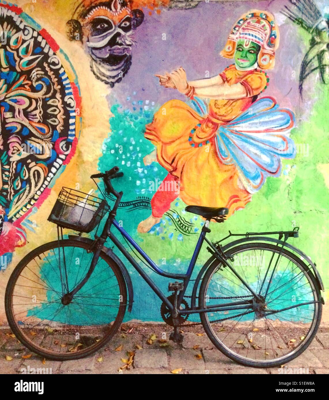 Cycle flying - Smartphone Captured Stock Image