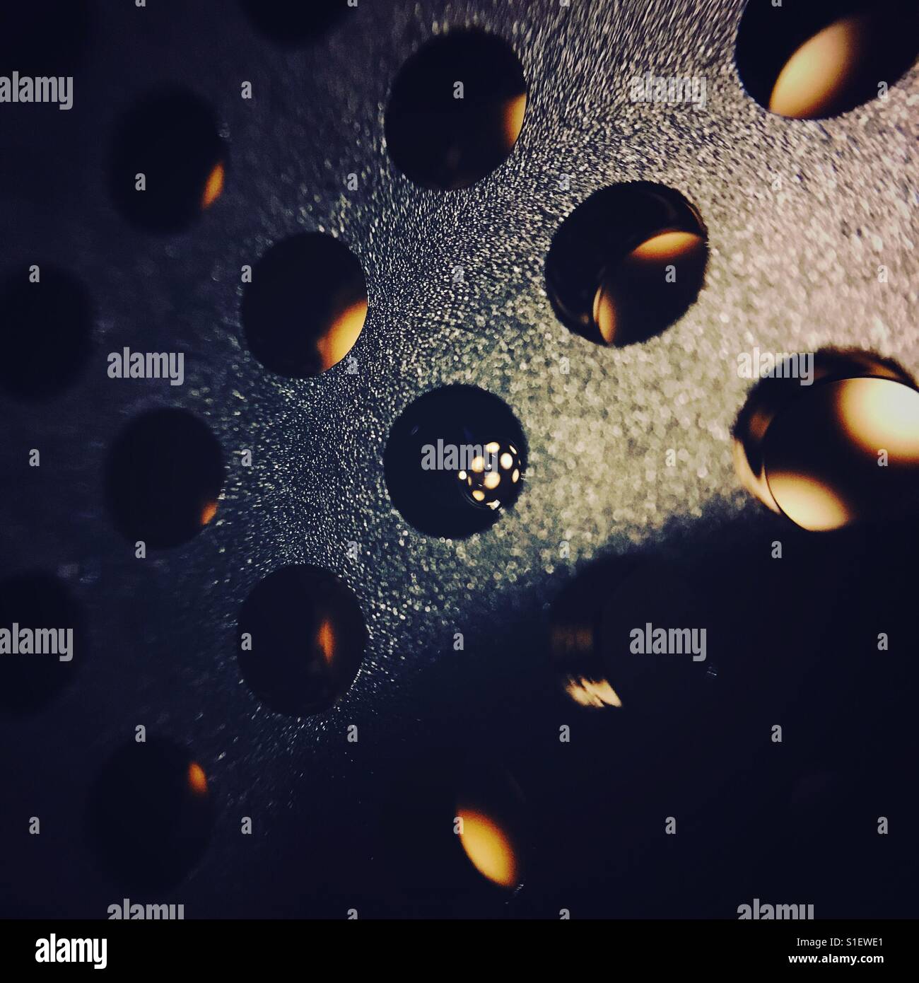 Closeup of aeropress filter cap - Smartphone Captured Stock Image