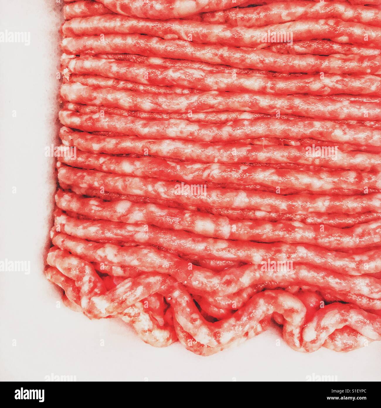 Minced beef - Smartphone Captured Stock Image