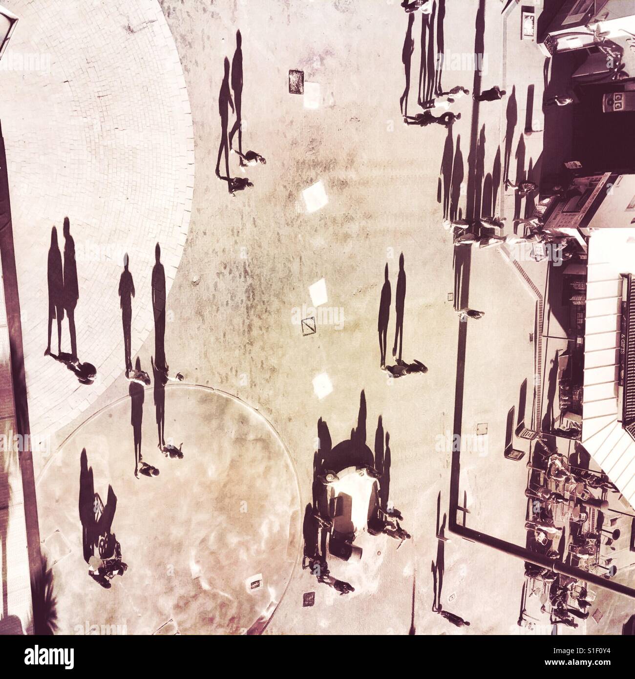 Shadows - Smartphone Captured Stock Image