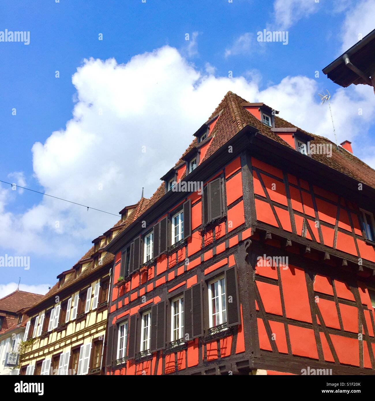 Obernai Alsace France - Smartphone Captured Stock Image