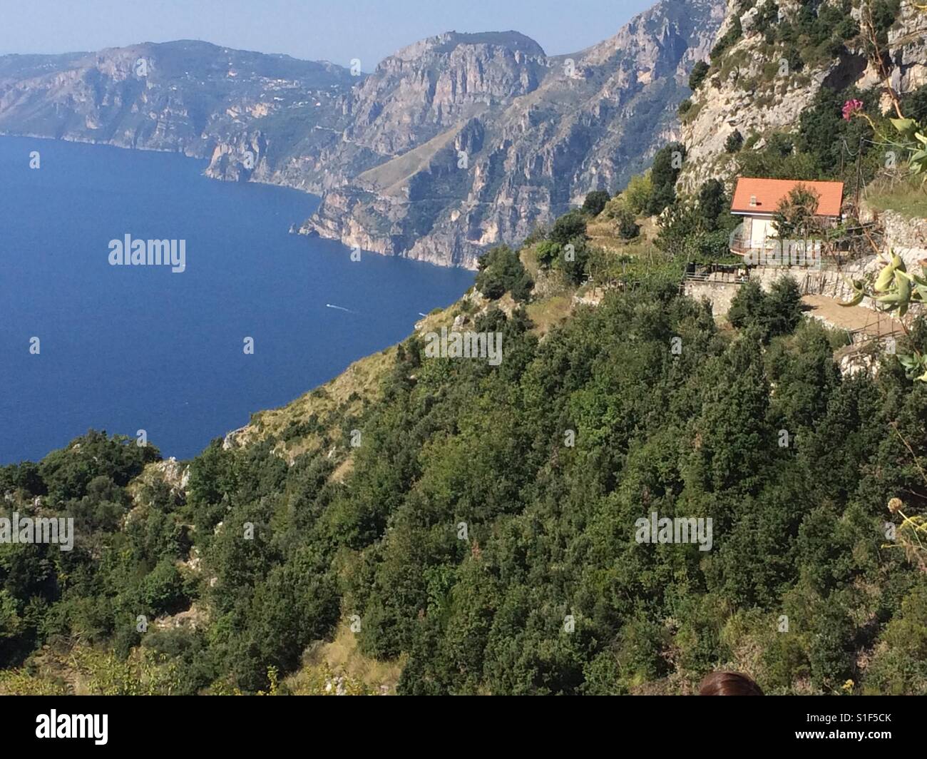 Amalfi Coast, Path of the Gods Stock Photo