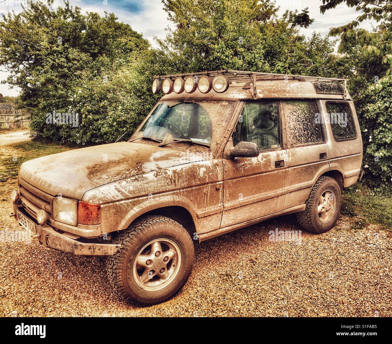 Land Rover Discovery - Smartphone Captured Stock Image