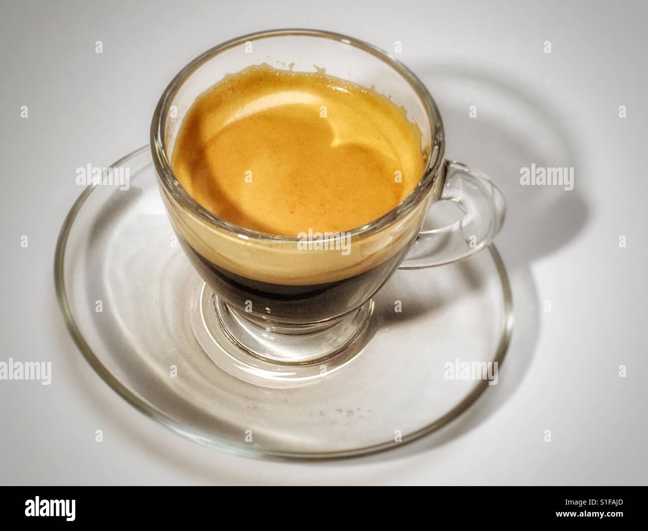 Espresso coffee - Smartphone Captured Stock Image
