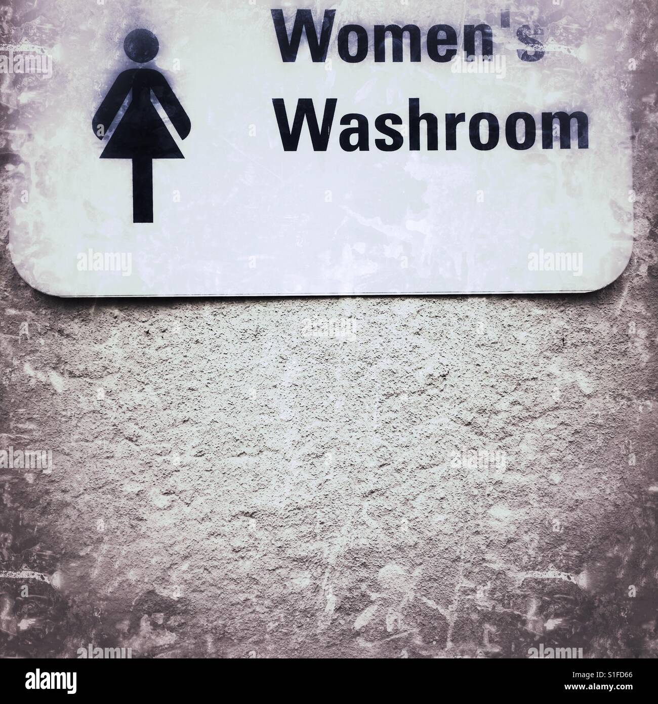 Women's washroom - Smartphone Captured Stock Image