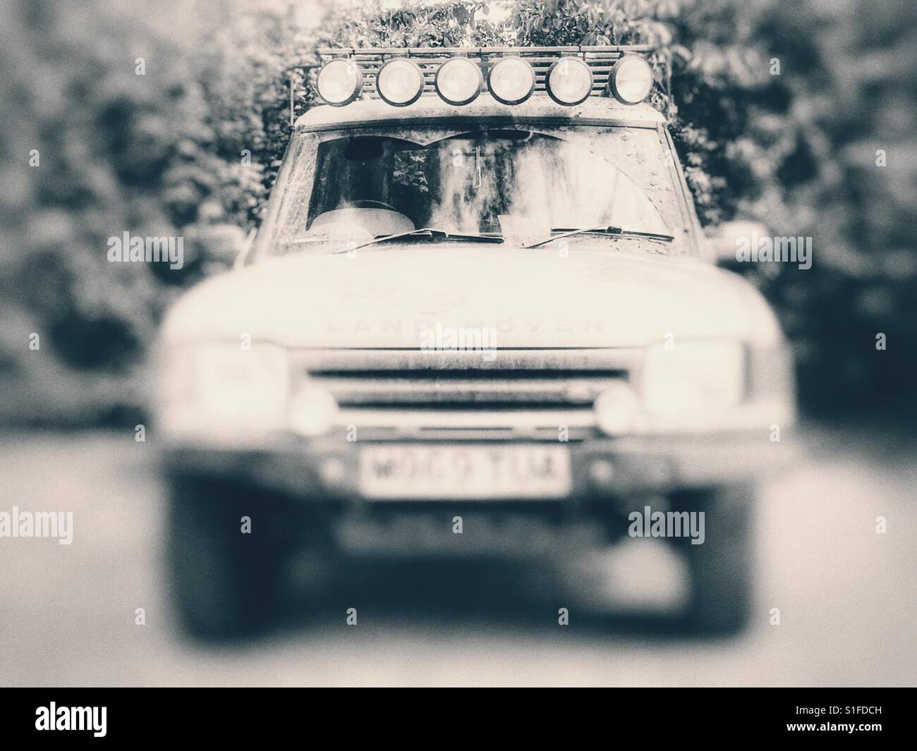 Range Rover Discovery - Smartphone Captured Stock Image