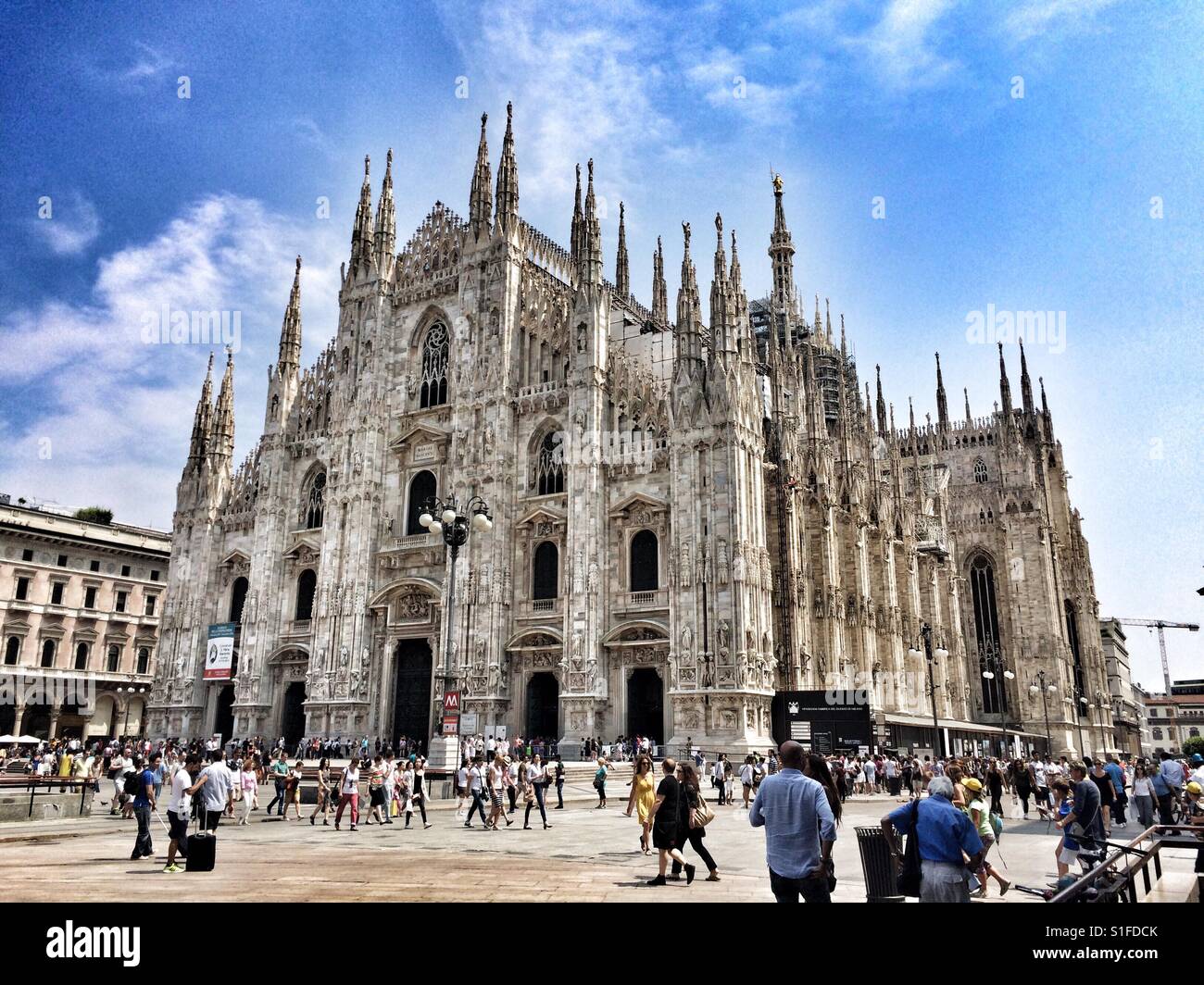 Milan, Italy - Smartphone Captured Stock Image