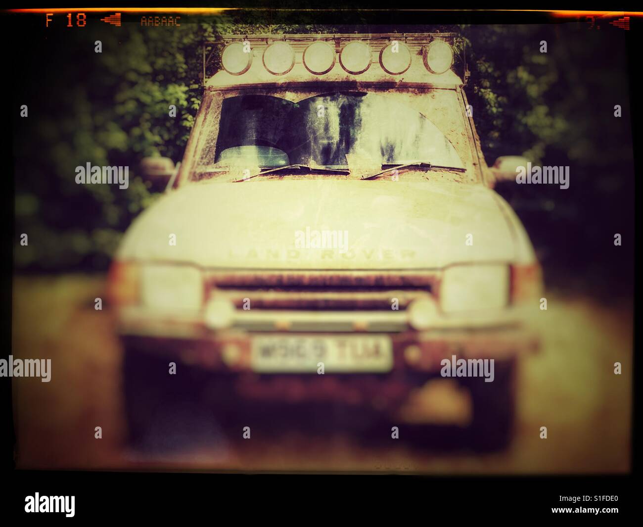 Range Rover - Smartphone Captured Stock Image