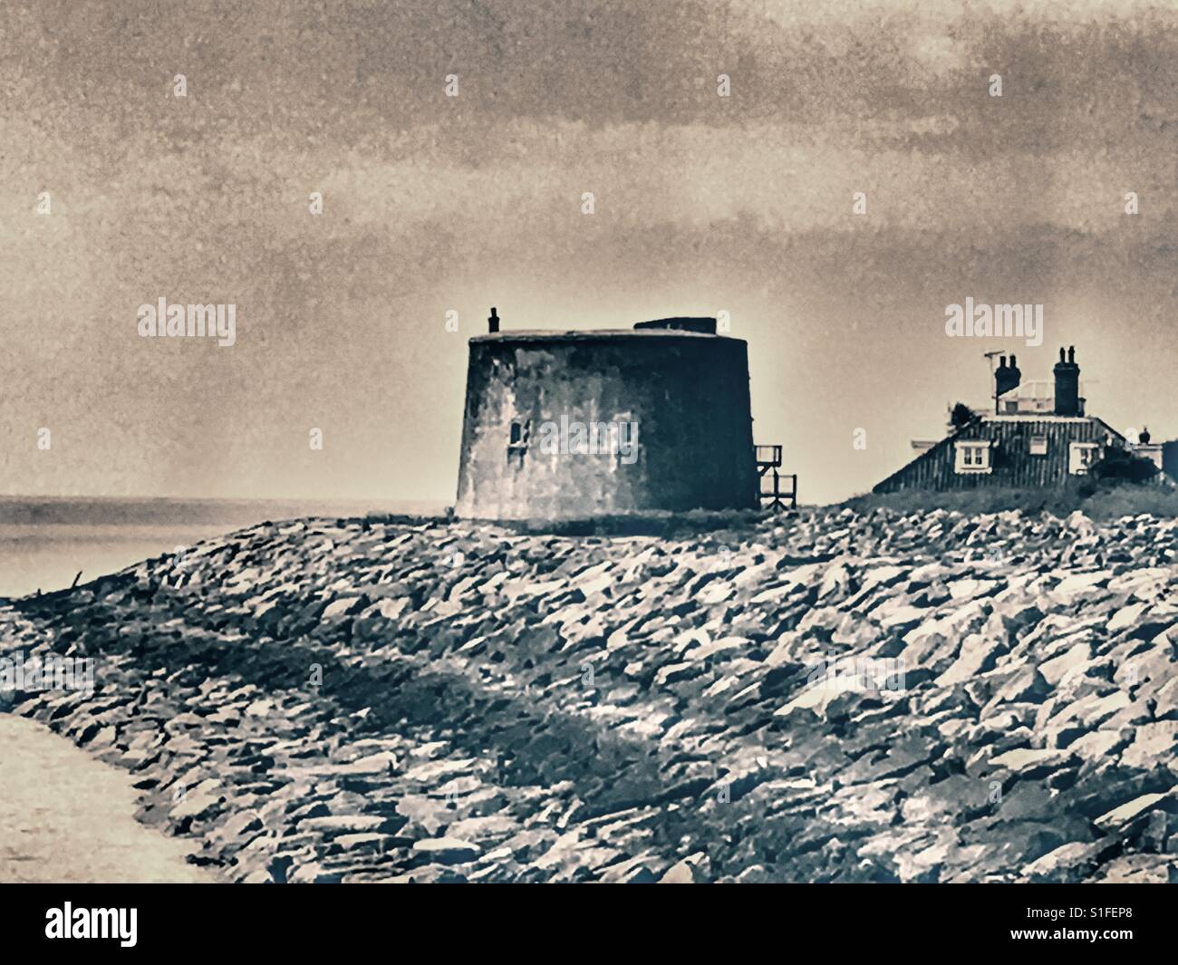 Martello Tower - Smartphone Captured Stock Image