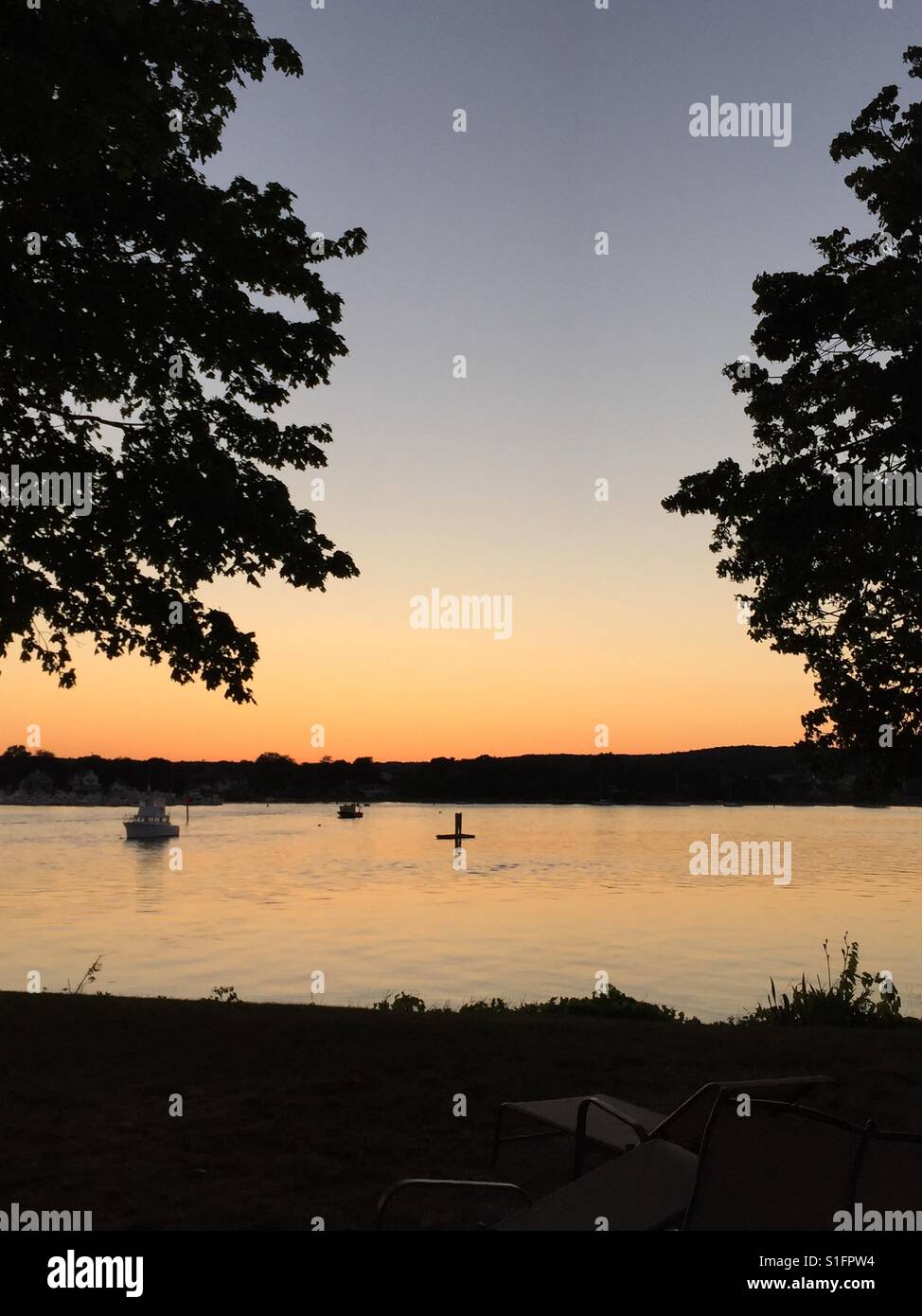 Niantic CT, looking over the Niantic River Stock Photo - Alamy