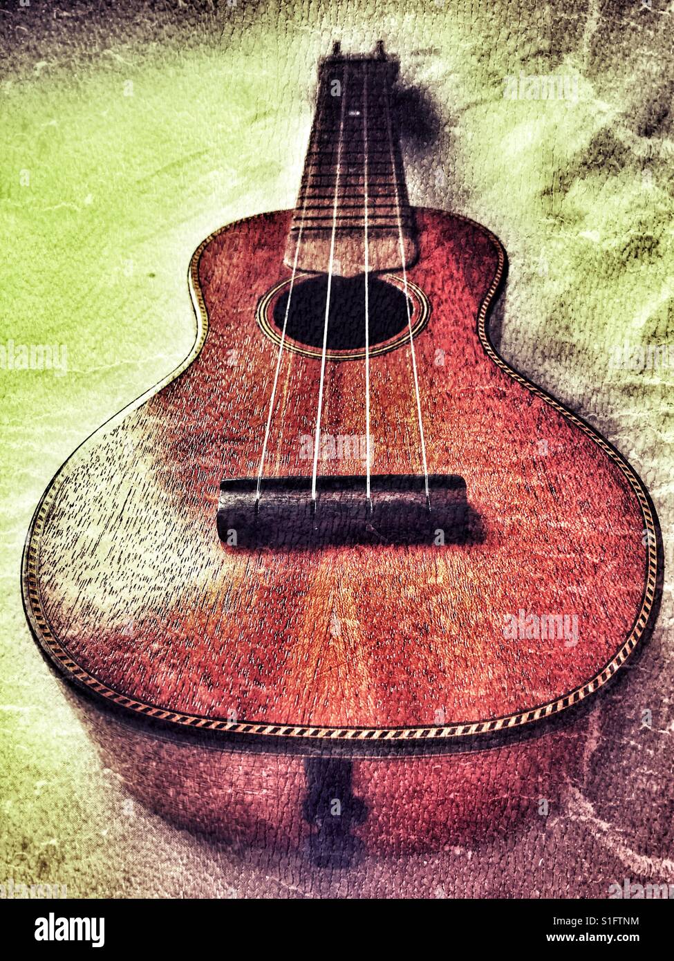 Wunderkammer soprano ukulele Stock Photo
