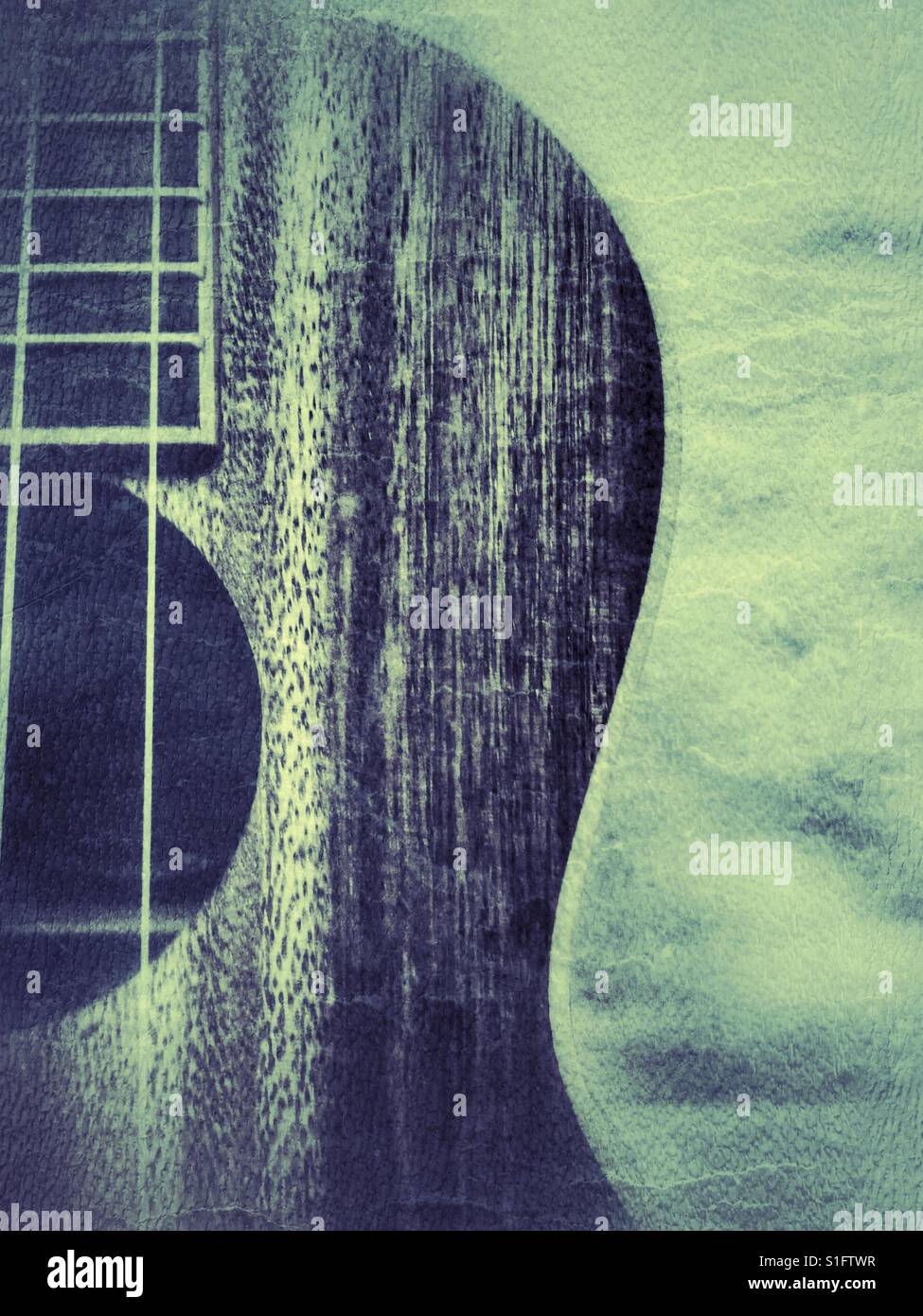 Ukulele detail - Smartphone Captured Stock Image