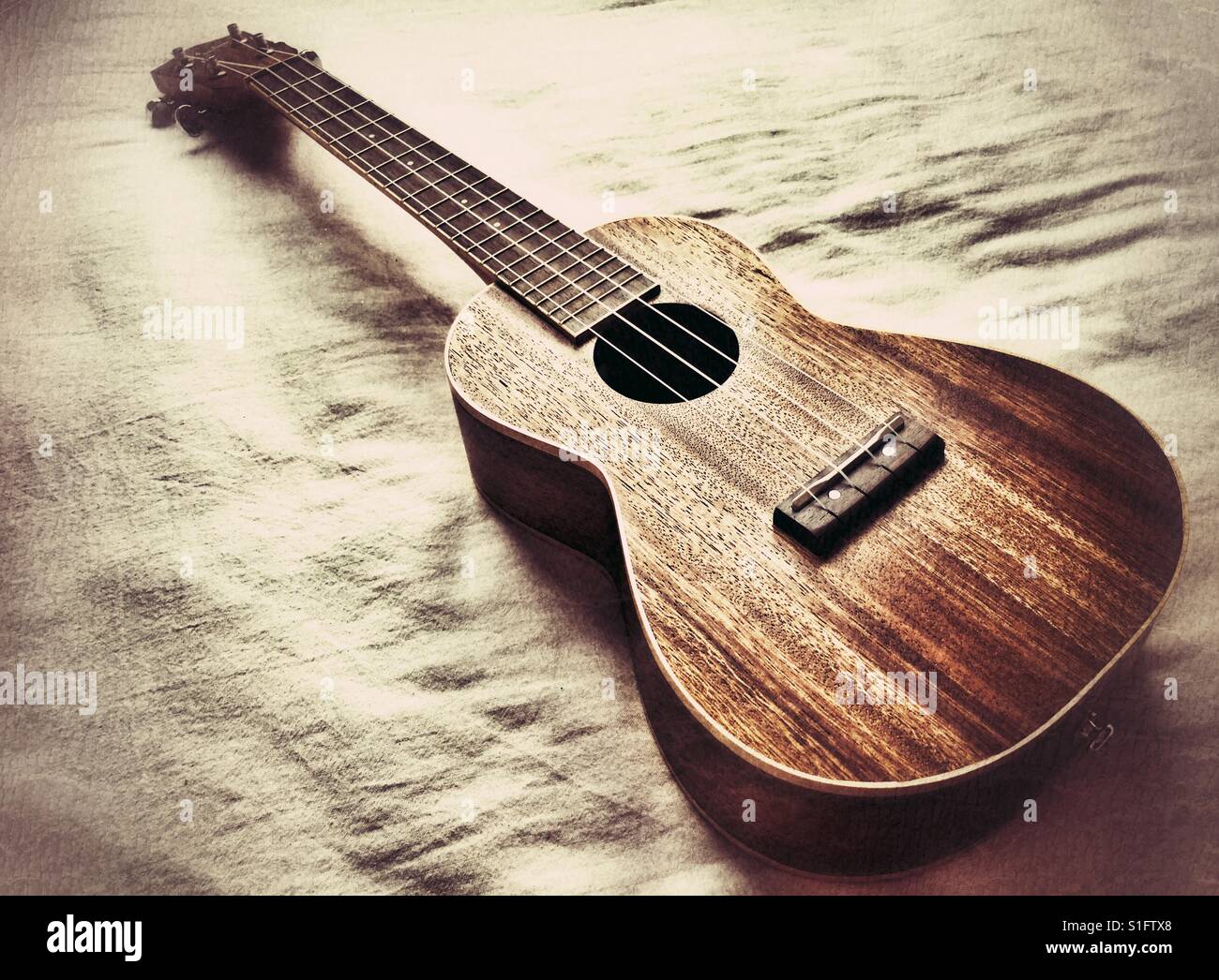 Ukulele - Smartphone Captured Stock Image
