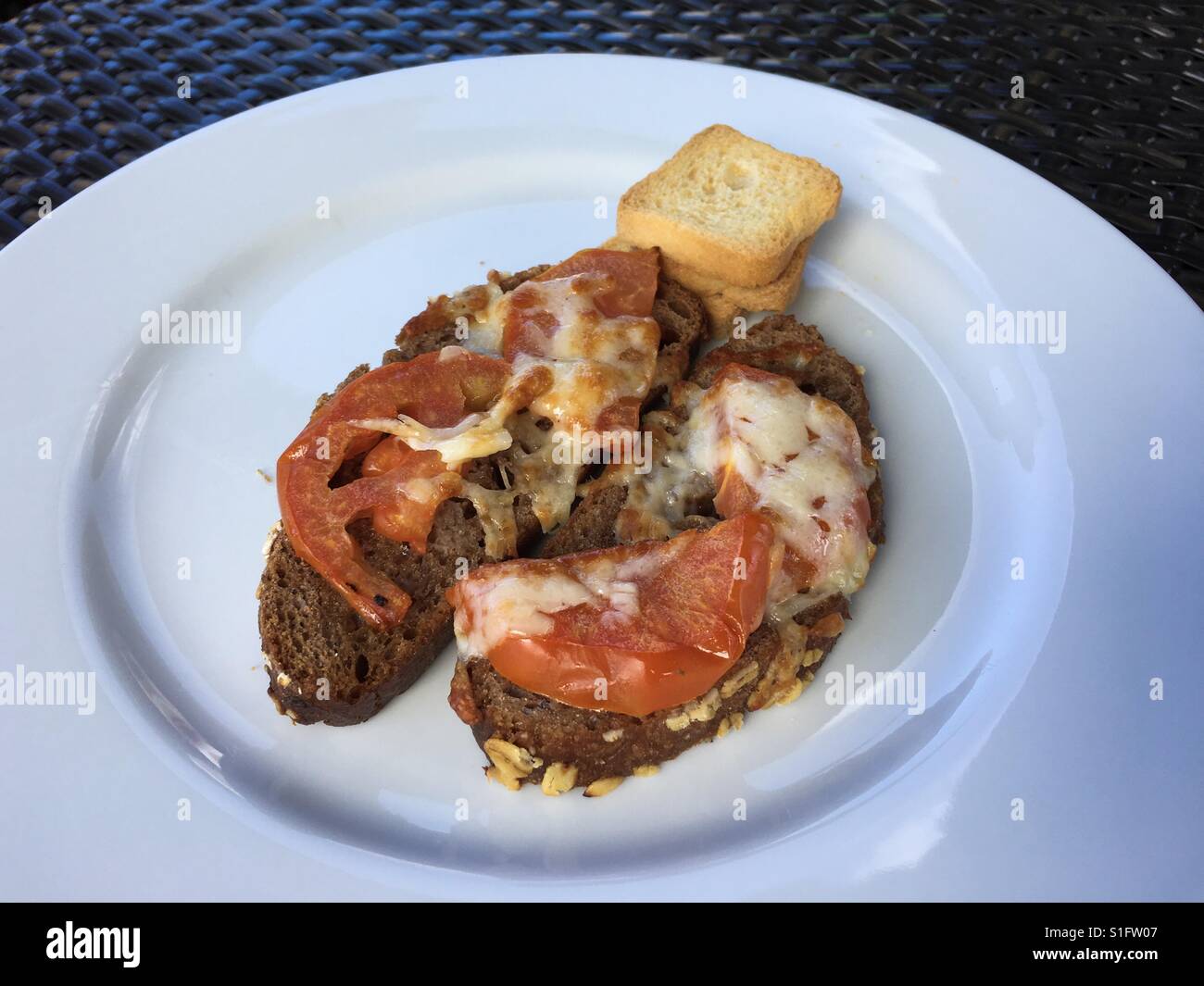 Bruschetta - Smartphone Captured Stock Image