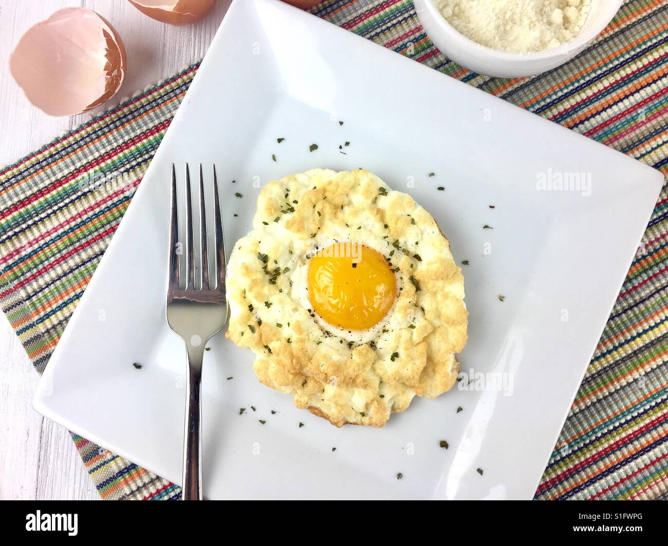 Cloud egg - Smartphone Captured Stock Image