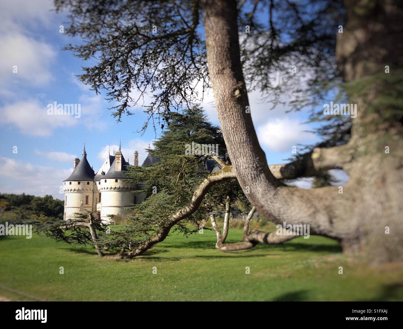 Chaumont Castle, France Stock Photo
