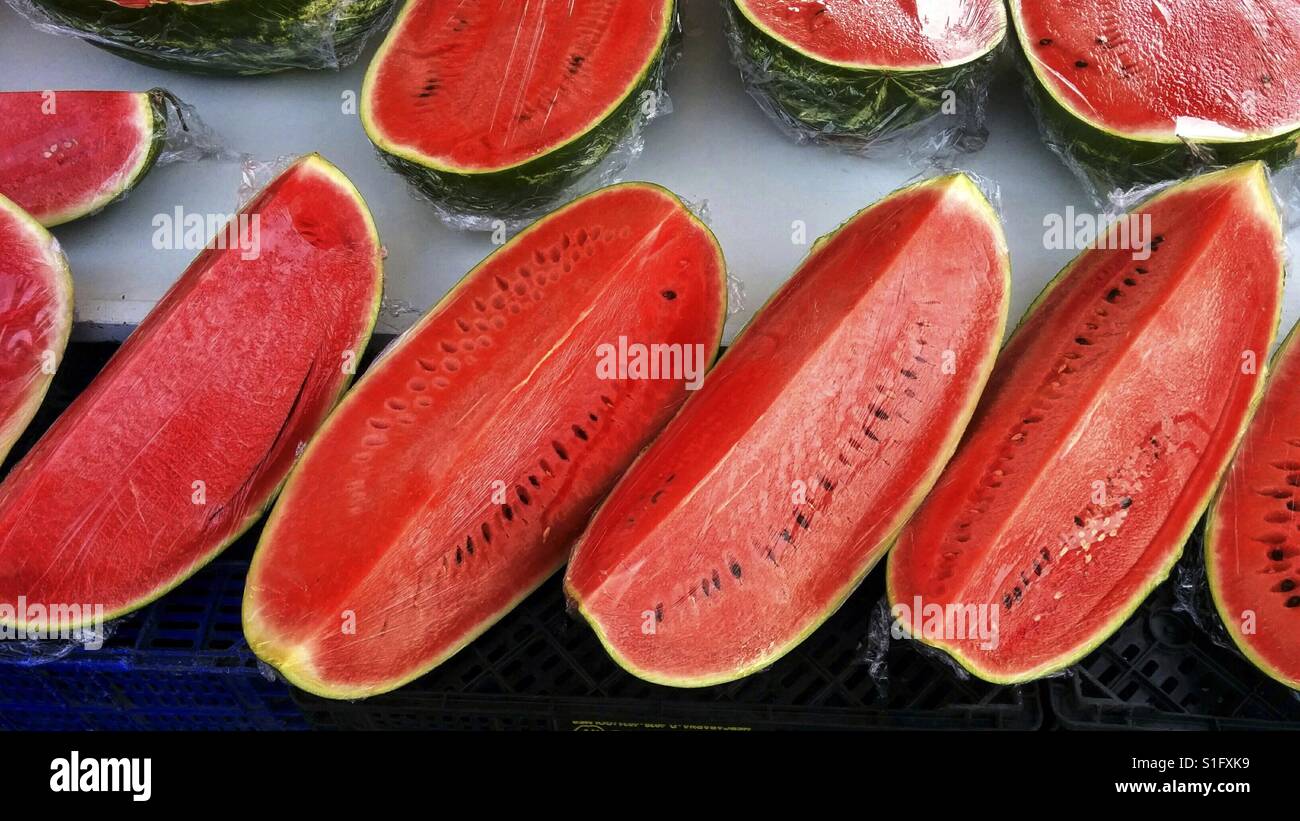 Watermelon for sale Stock Photo Alamy