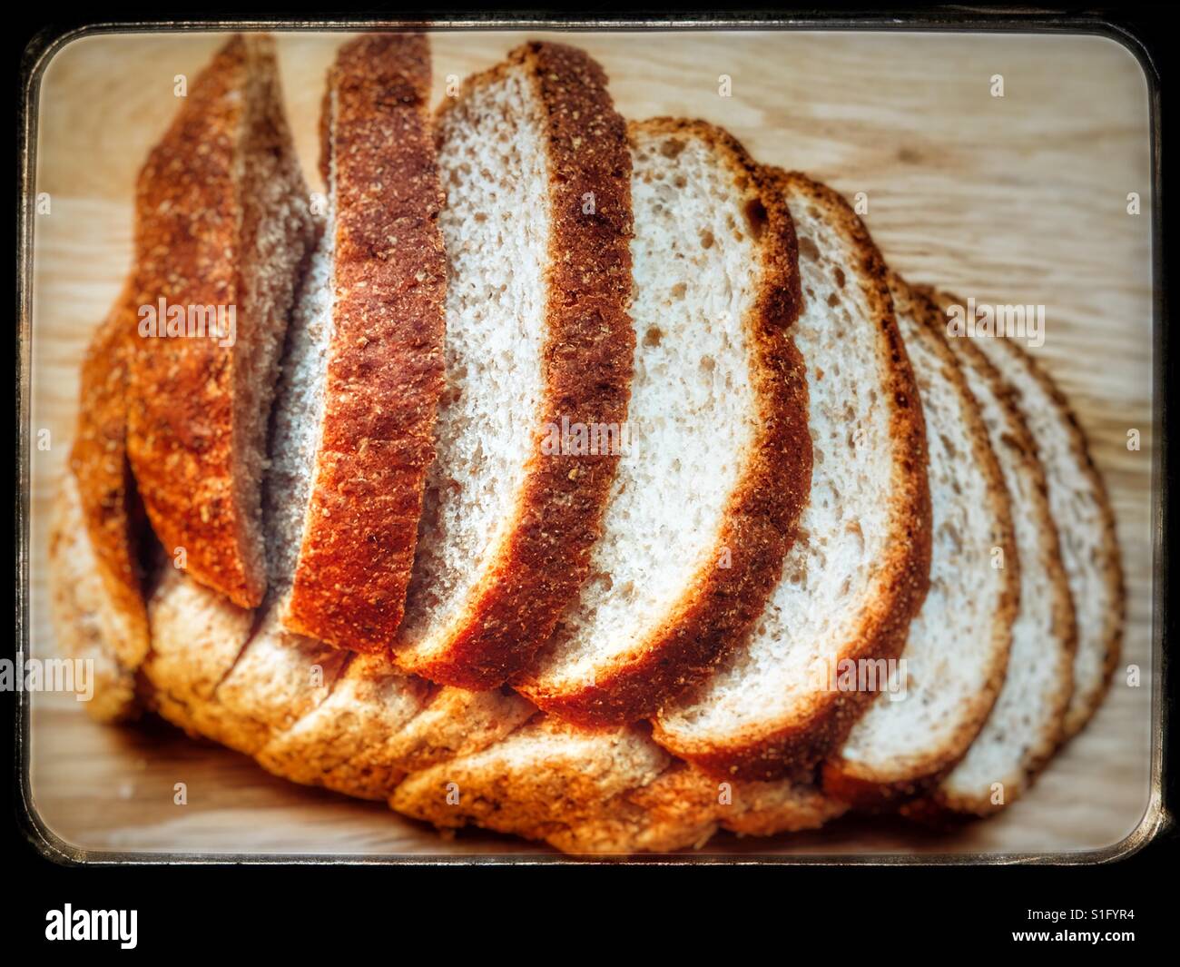 Hovis Nimble wholemeal bread - Smartphone Captured Stock Image