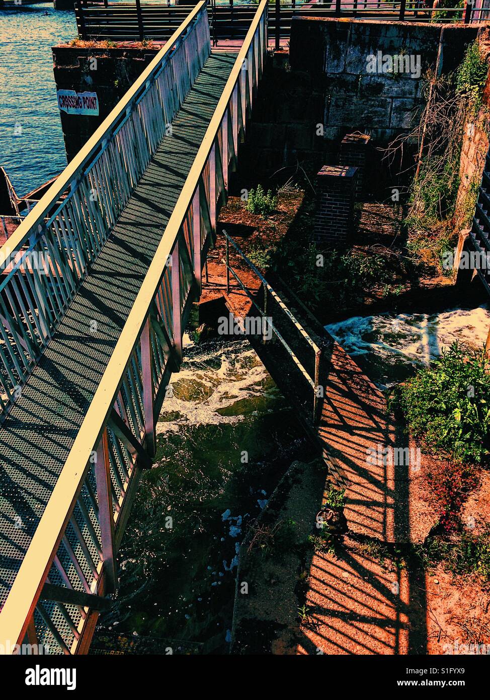 Walkway - Smartphone Captured Stock Image