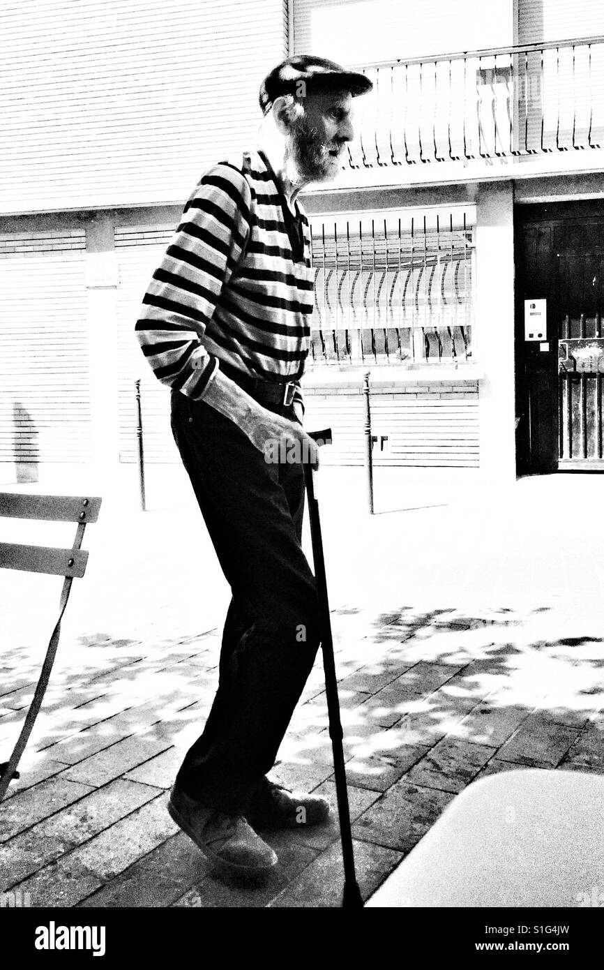 Striped french shirt black and white hi-res stock photography and images -  Alamy