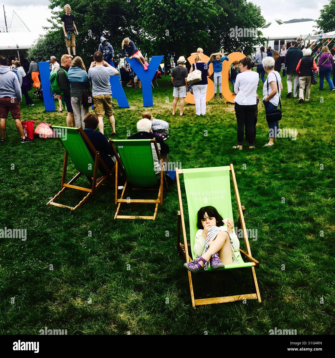 Hay Festival May 2017 Stock Photo Alamy