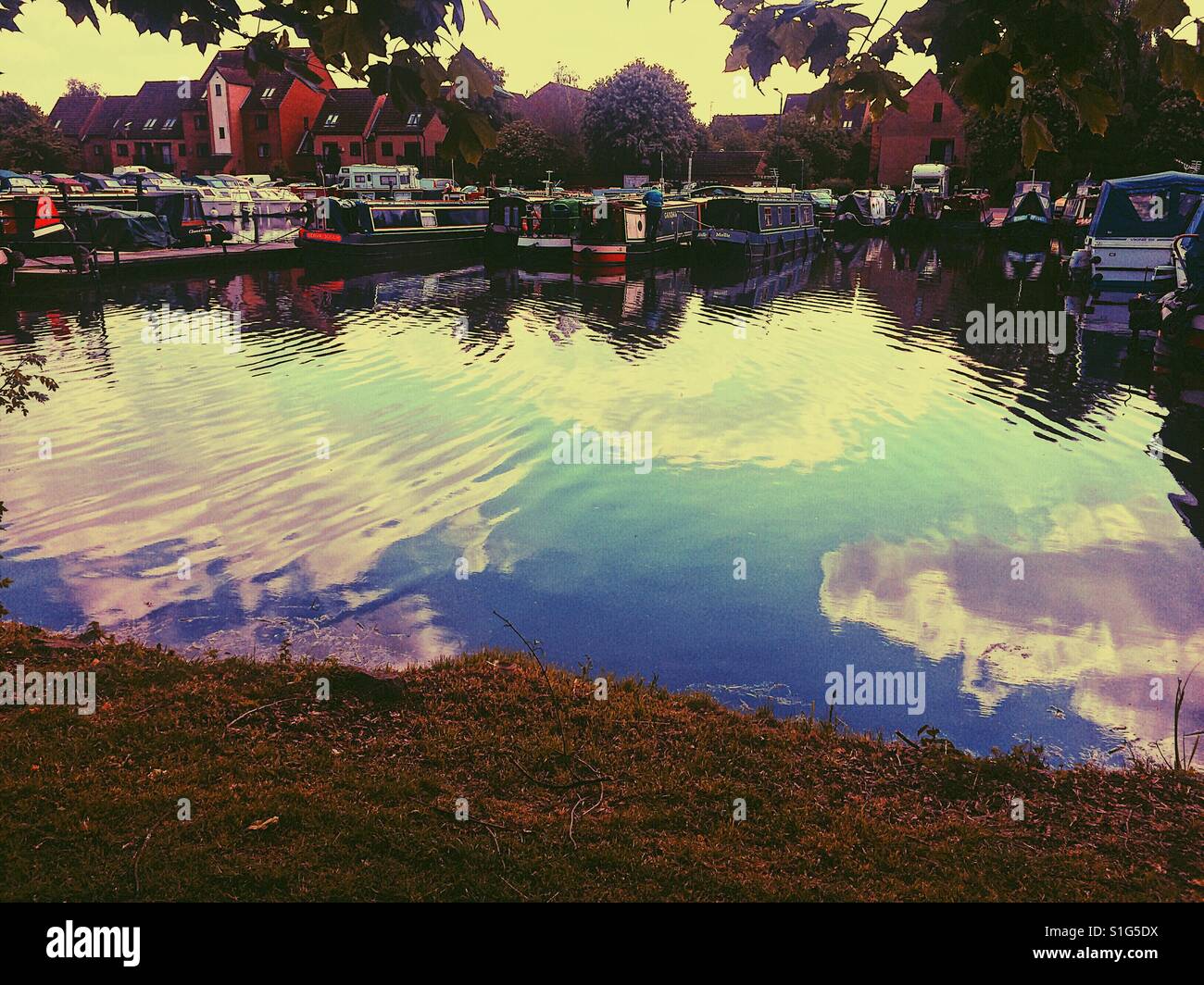 Castle Marina, Nottingham, Nottinghamshire, East Midlands, England - Smartphone Captured Stock Image