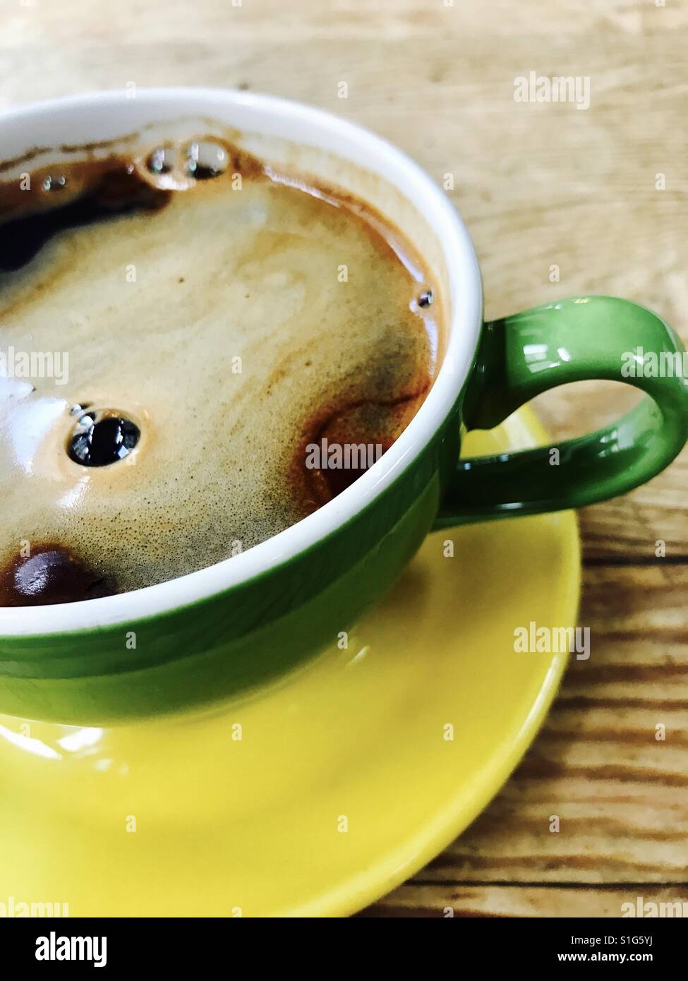 Cup of strong coffee Stock Photo Alamy