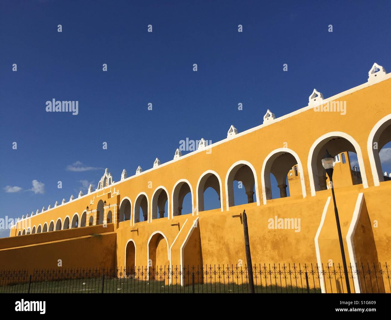 Convent of San Antonio De Padua,Convento De San Antonio De Padua, Izamal, Yucatan, Mexico - Smartphone Captured Stock Image