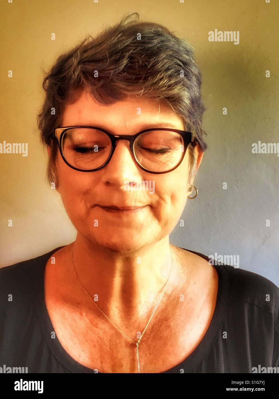 Meditation - Smartphone Captured Stock Image