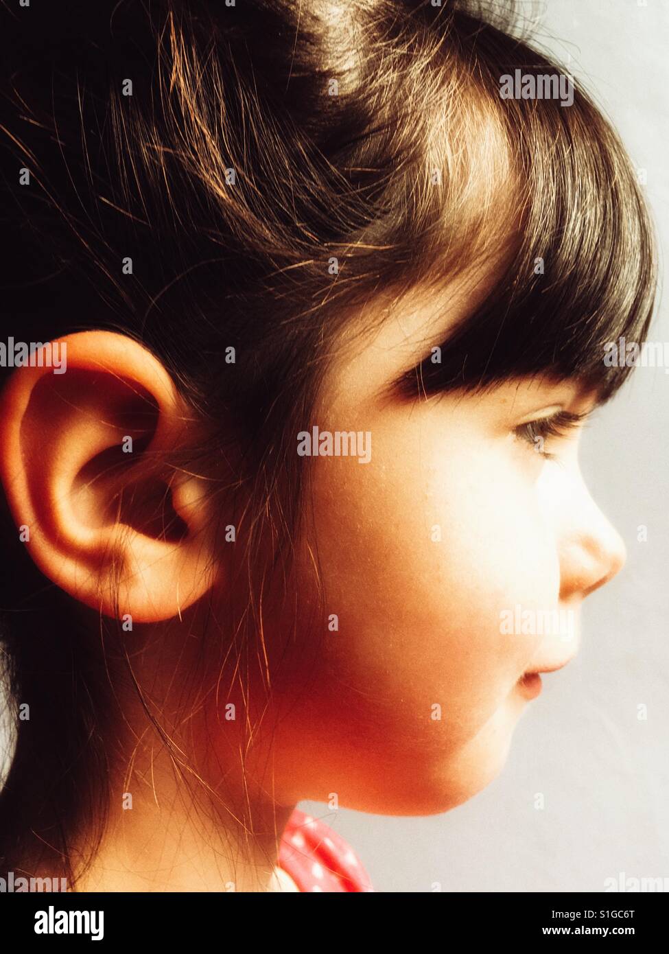 Hairstyle - Smartphone Captured Stock Image