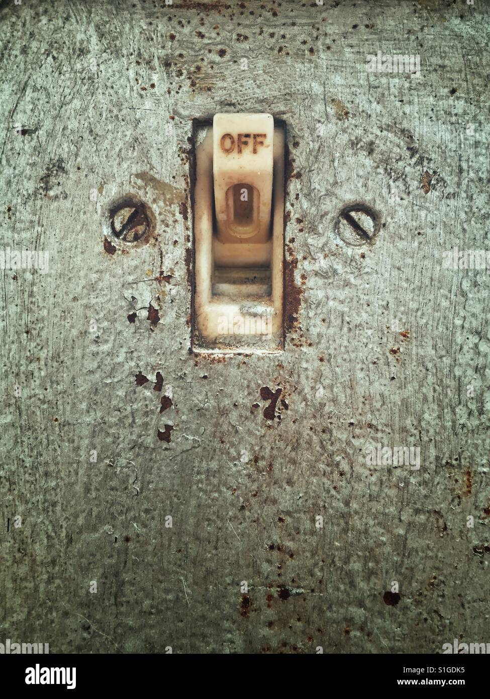 Off switch - Smartphone Captured Stock Image