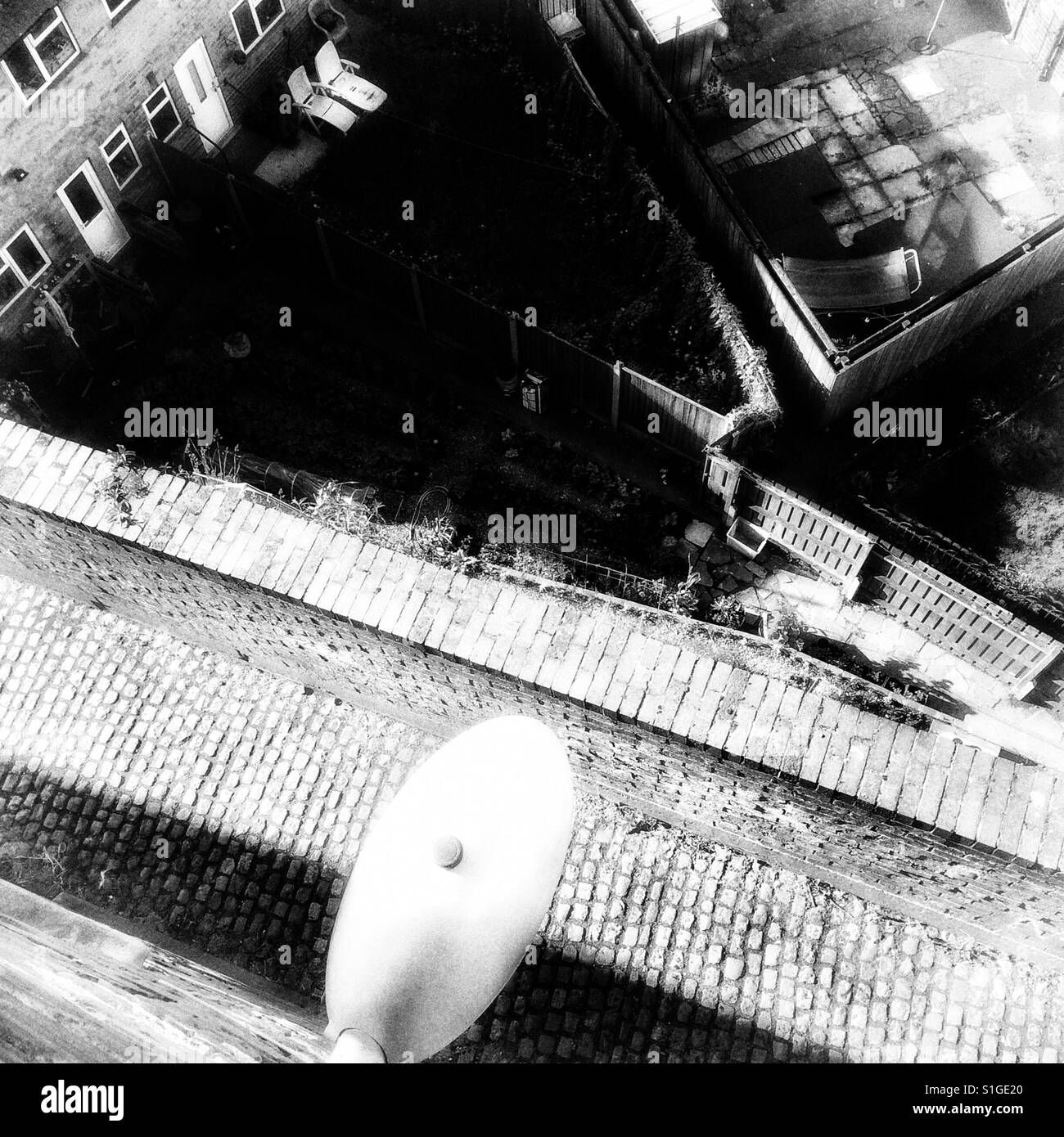 Urban sun loungers - Smartphone Captured Stock Image