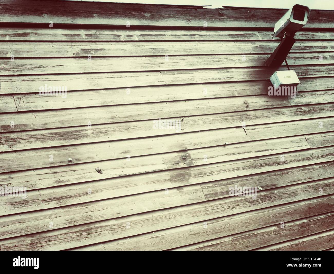 CCTV camera - Smartphone Captured Stock Image