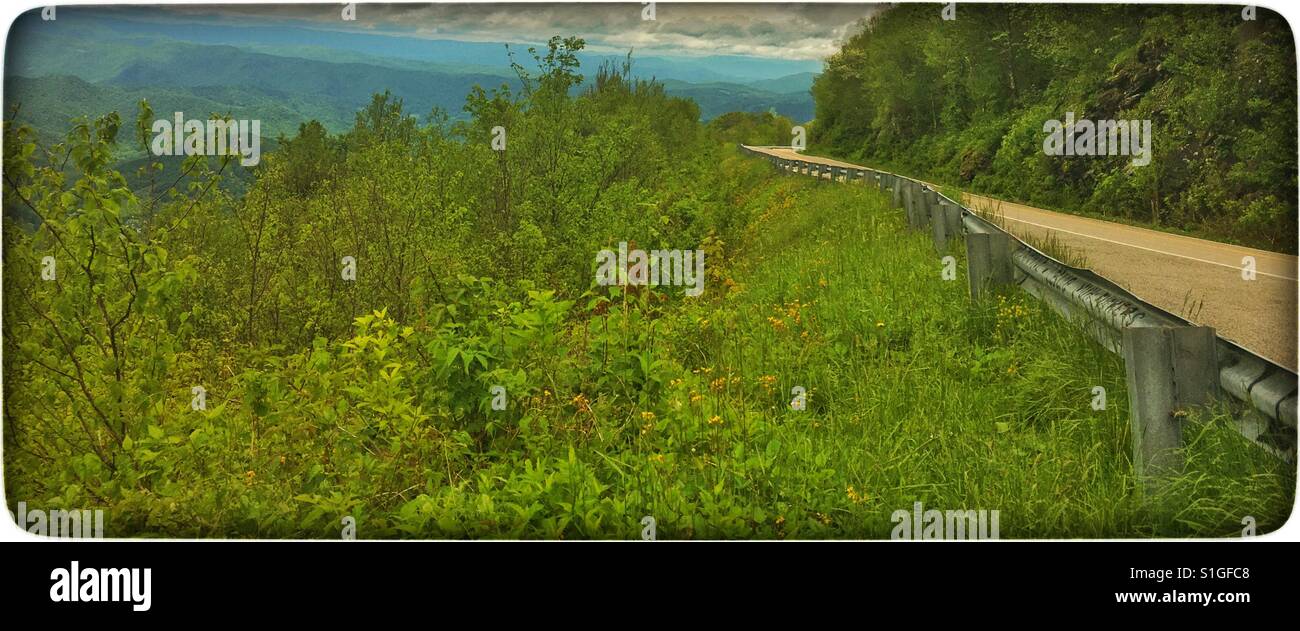 Road on side of mountain Stock Photo Alamy