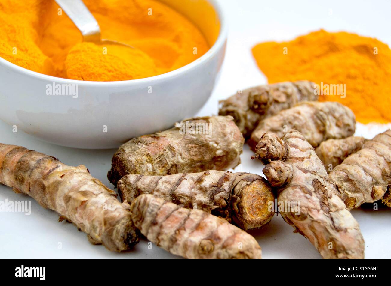 Turmeric - Smartphone Captured Stock Image