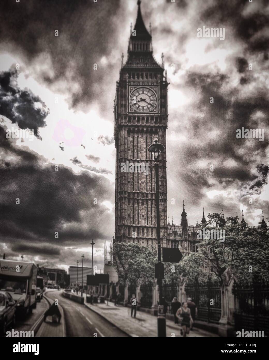 Big Ben, Westminster. - Smartphone Captured Stock Image