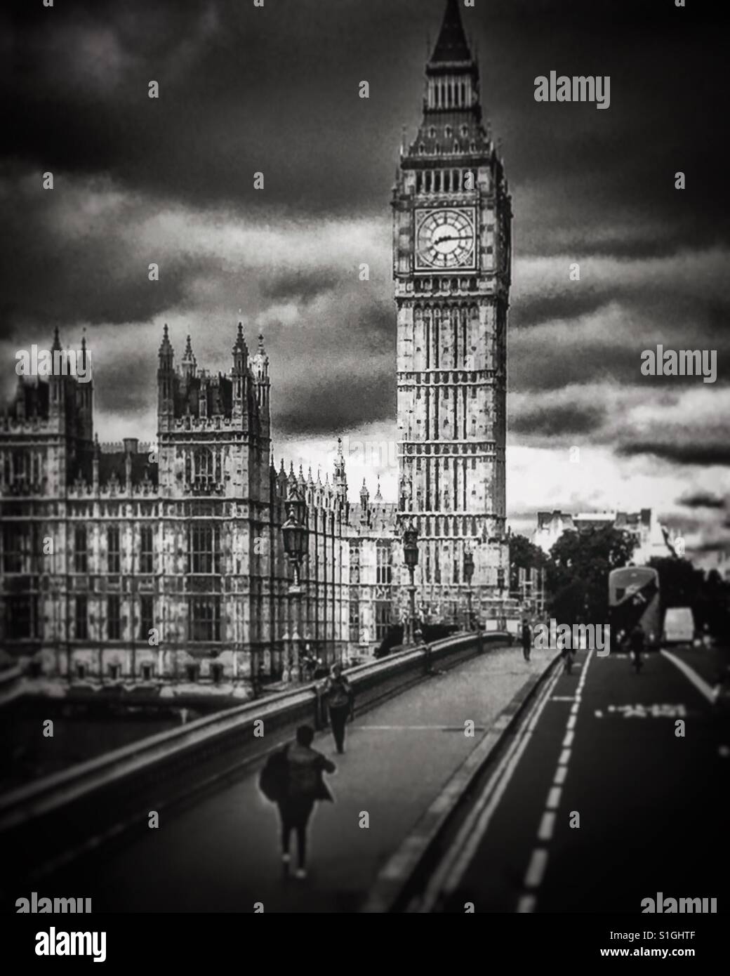 Big Ben and the Houses of Parliament - Smartphone Captured Stock Image
