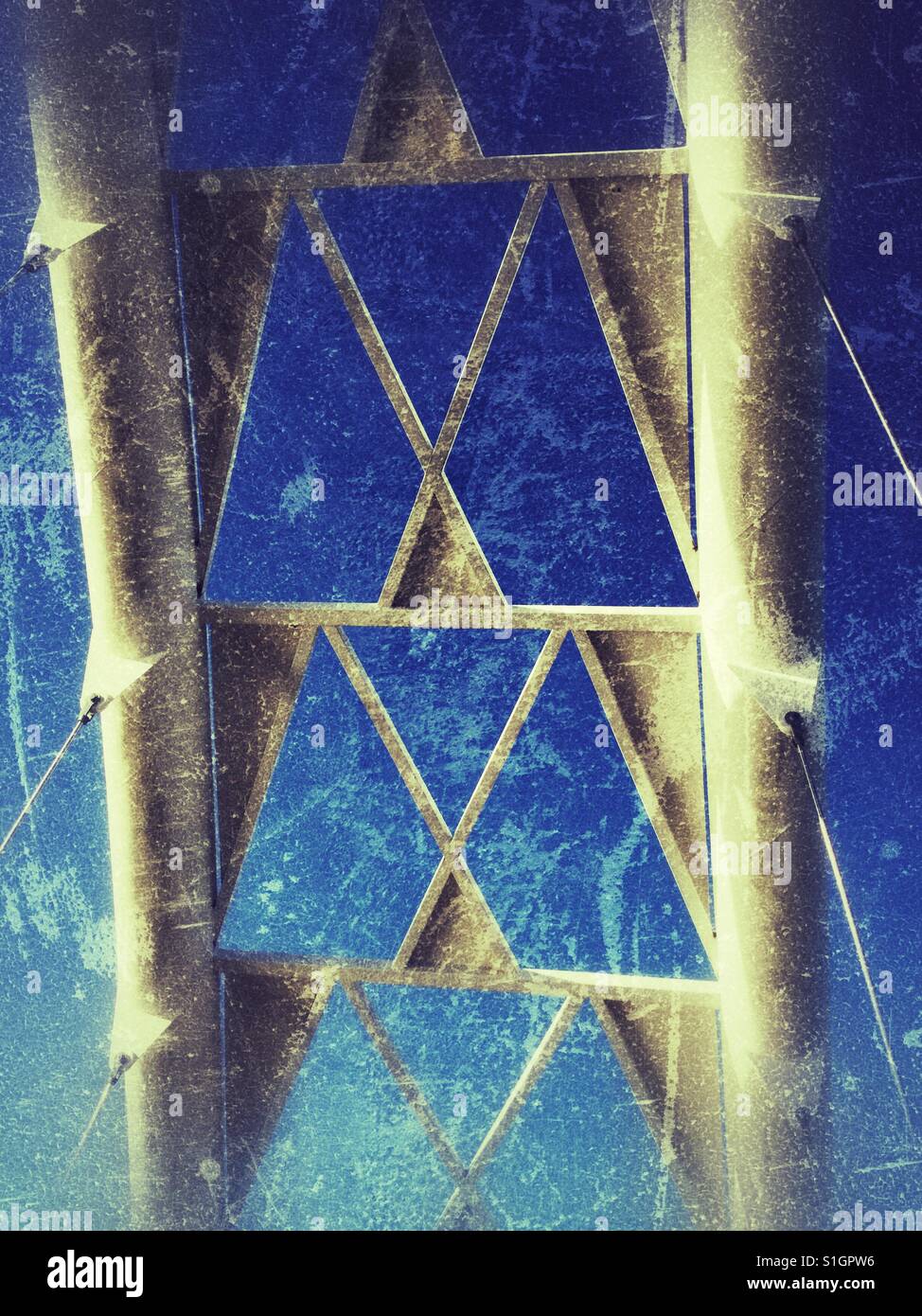 Part of an arched bridge. - Smartphone Captured Stock Image