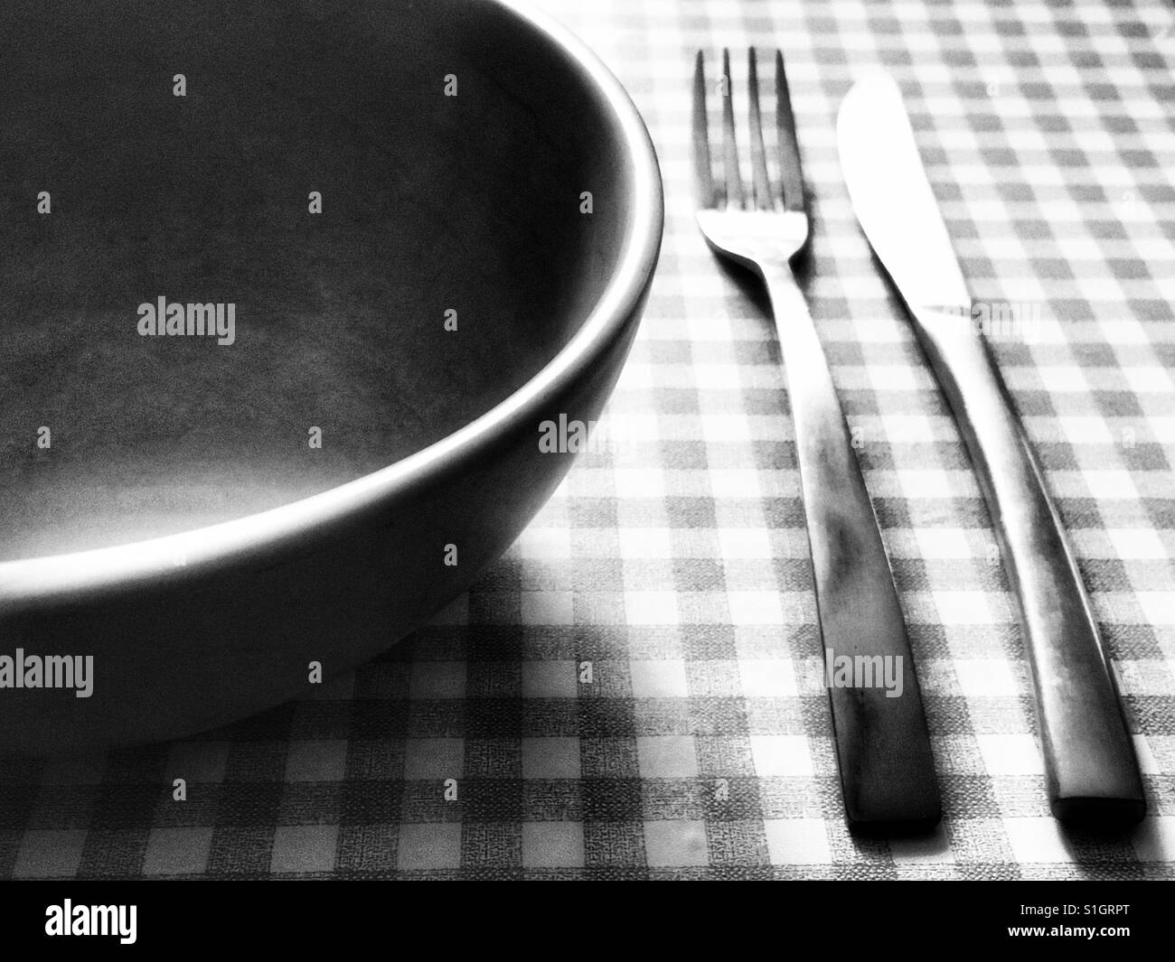 Knife and fork - Smartphone Captured Stock Image