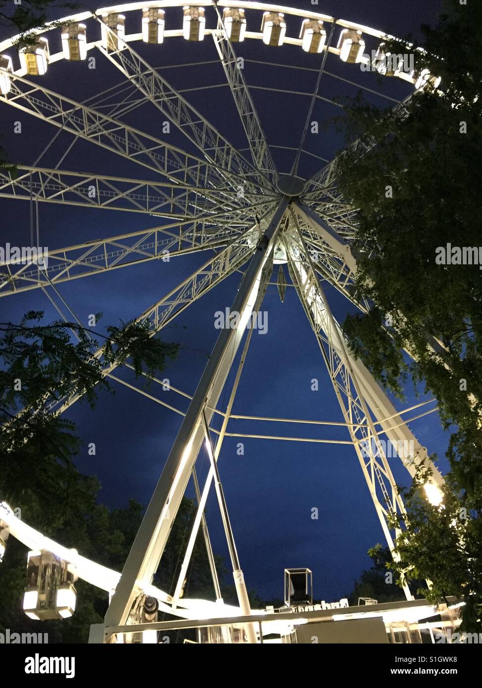 The Budapest giant wheel Stock Photo Alamy