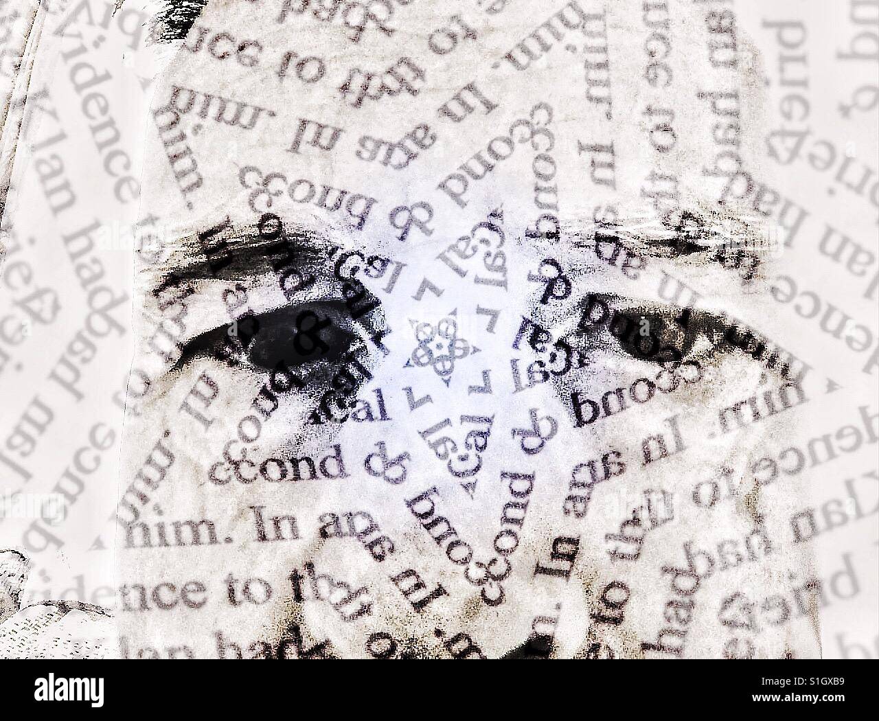 Words - Smartphone Captured Stock Image