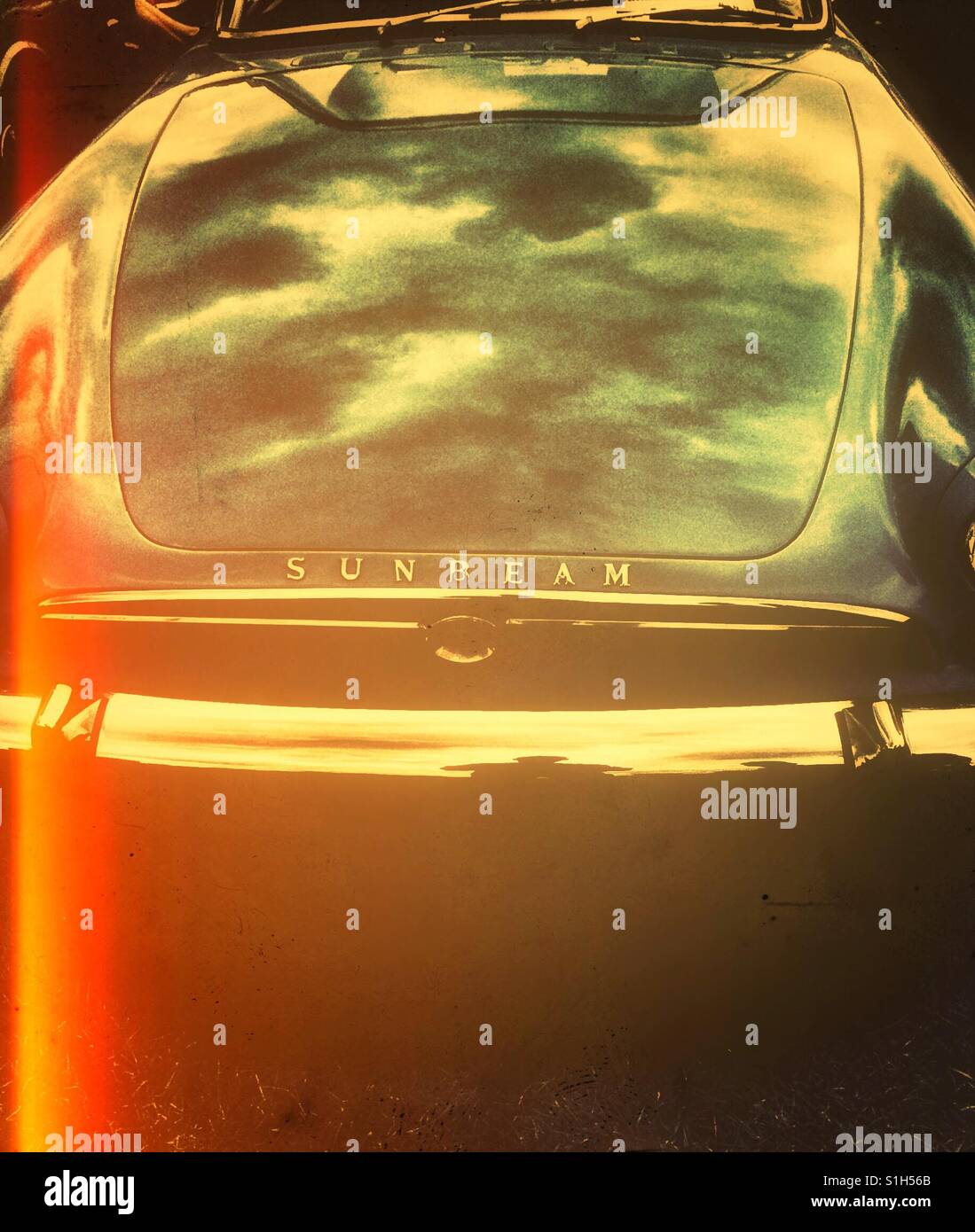 1964 Sunbeam Alpine - Smartphone Captured Stock Image