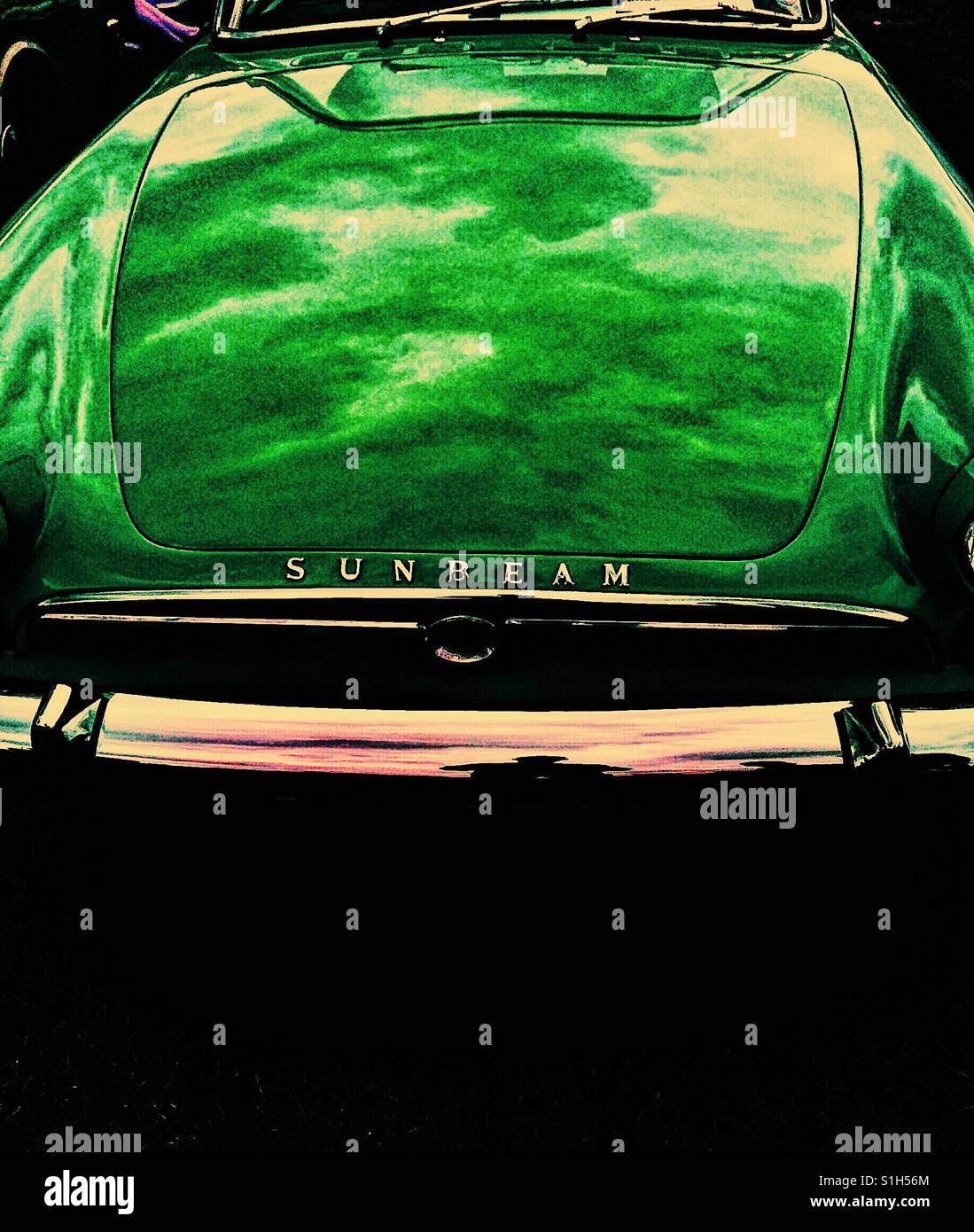 1964 Sunbeam Alpine - Smartphone Captured Stock Image