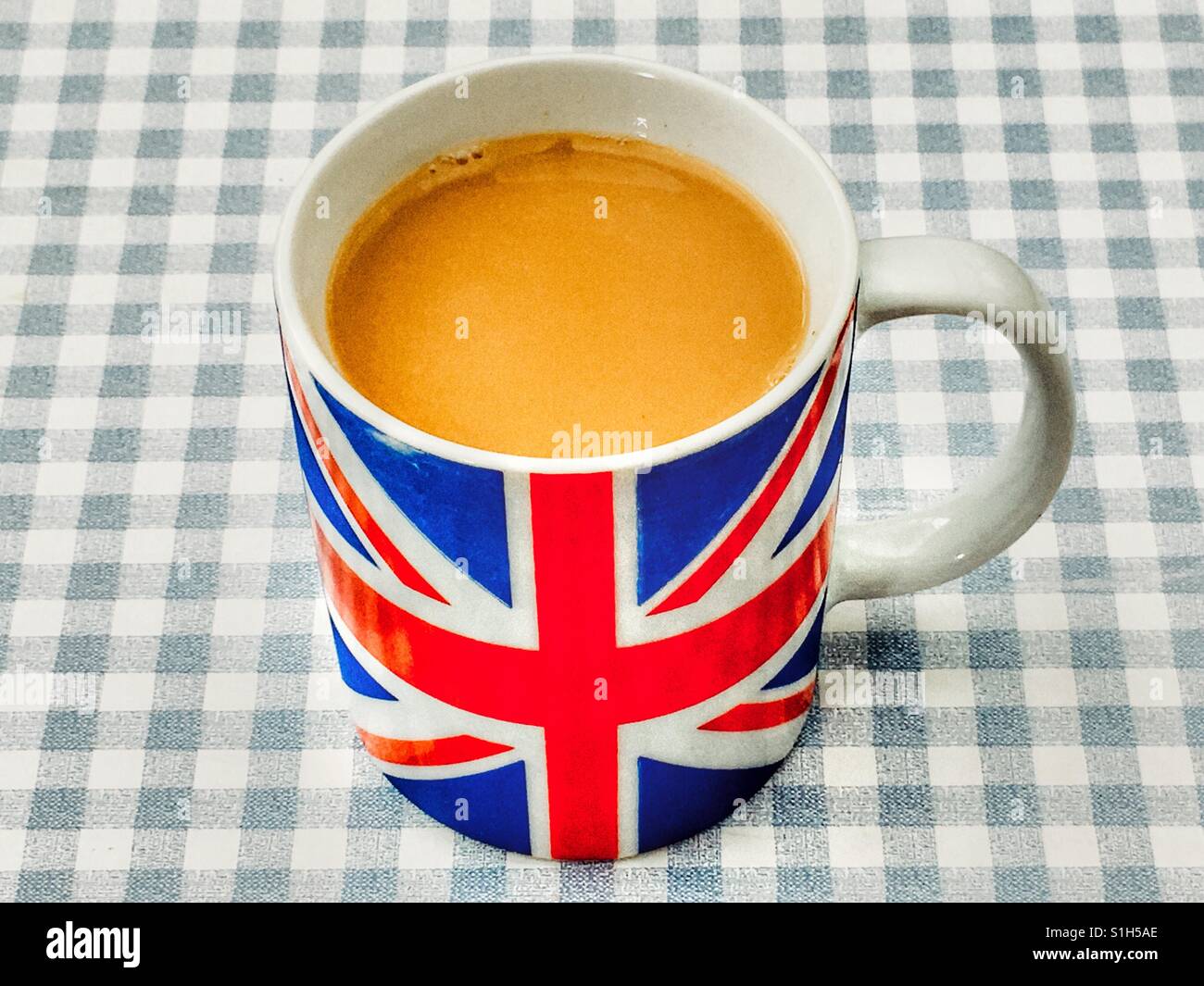 British cup of tea - Smartphone Captured Stock Image