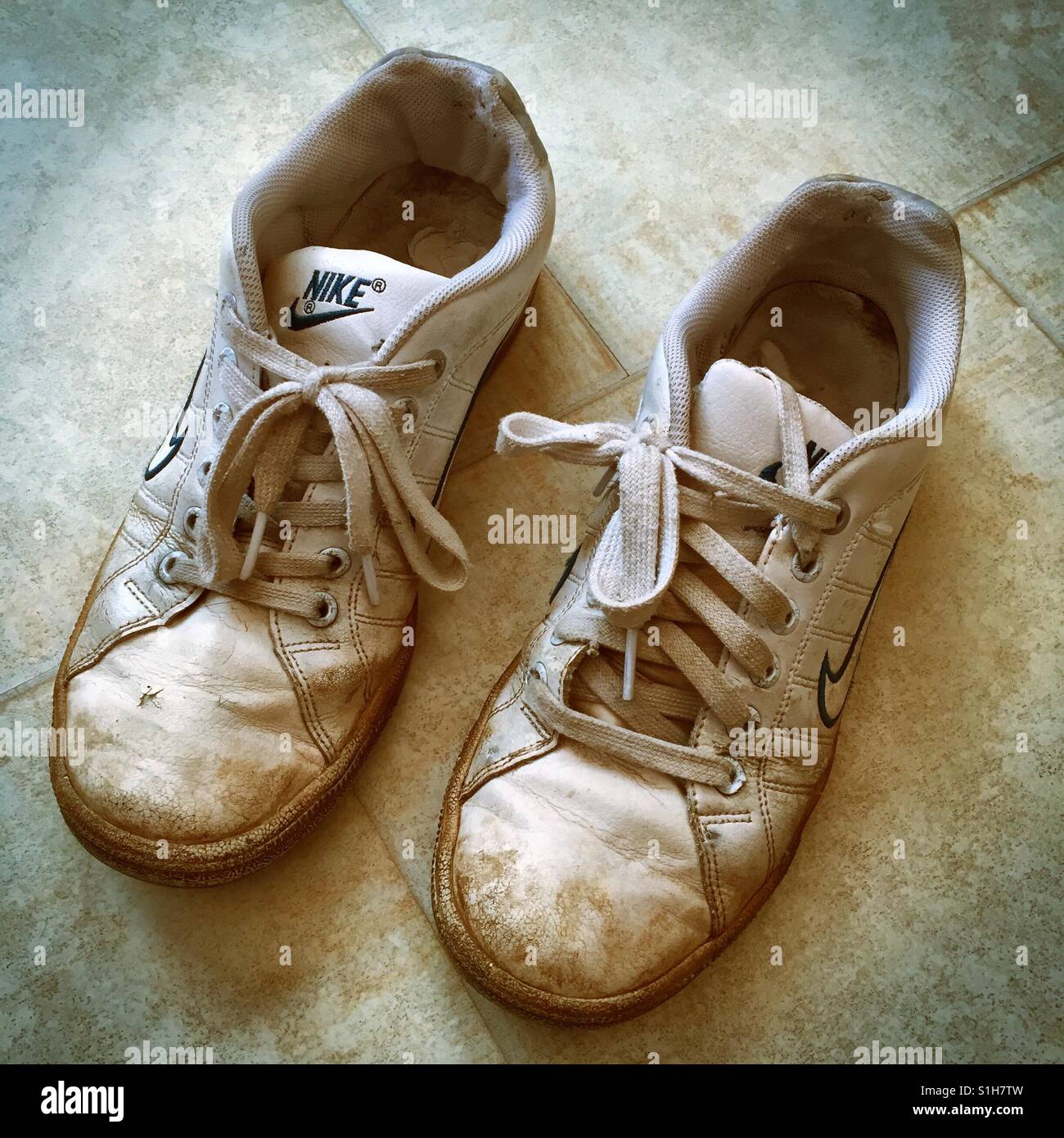 old dirty sneakers