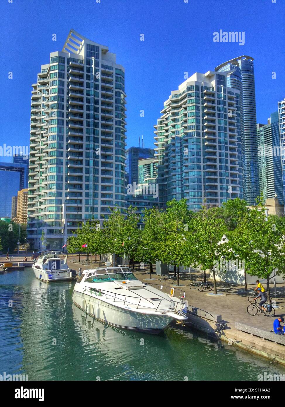 Lakeside living in Toronto. Stock Photo