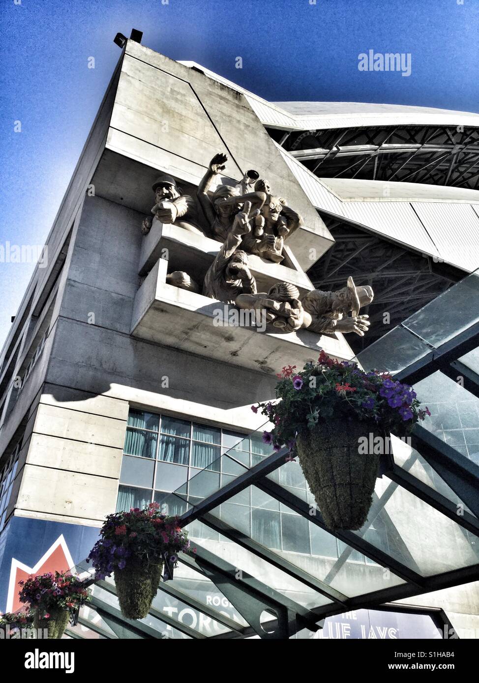 Roger's Centre, sports stadium in Toronto. - Smartphone Captured Stock Image