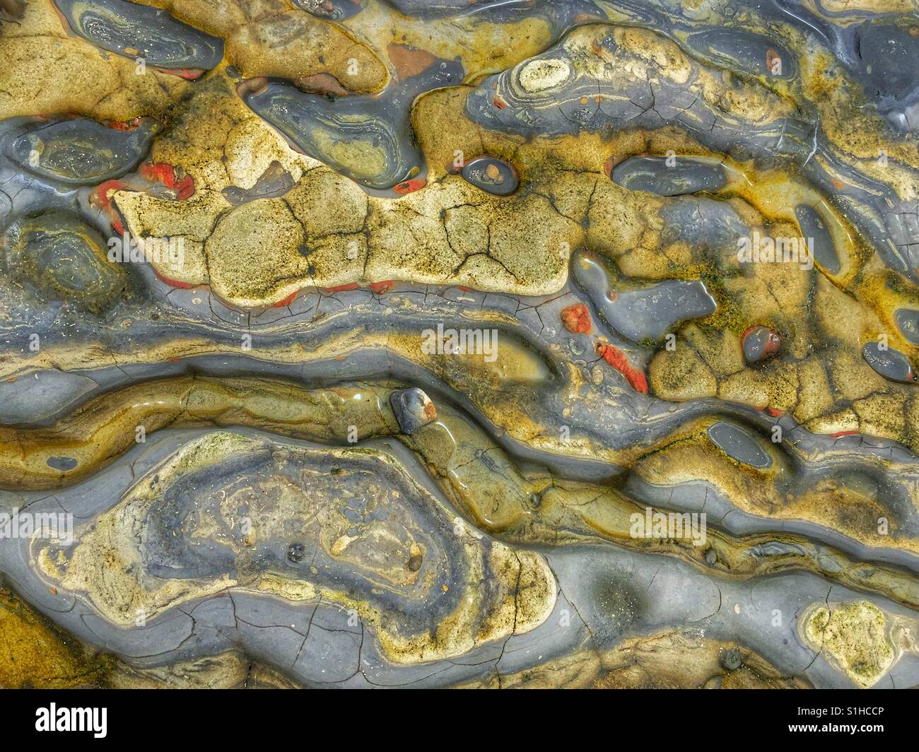 Colour Patterns On Rocks Colorful patterns hi-res stock photography and images - Alamy