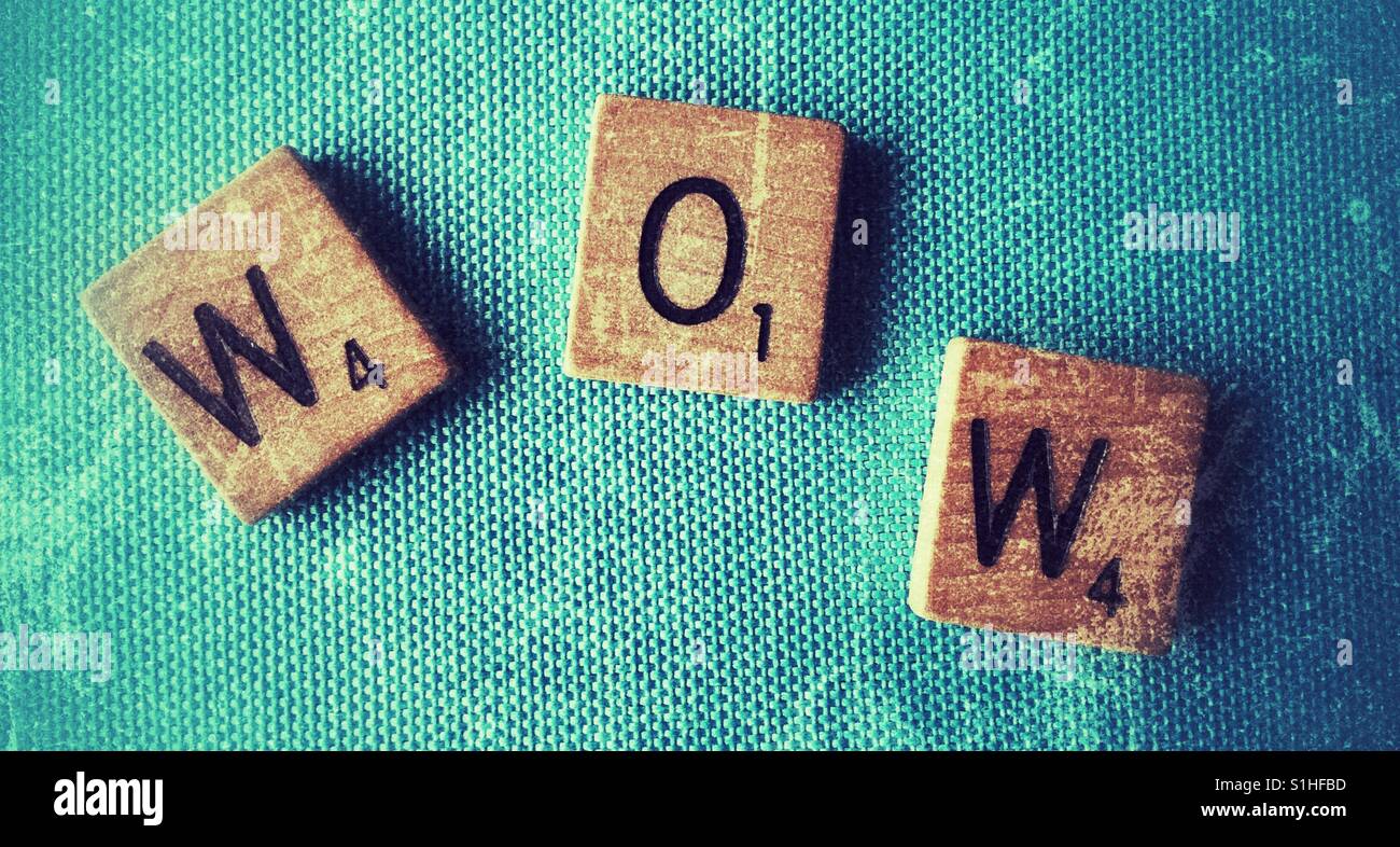 Wow. - Smartphone Captured Stock Image