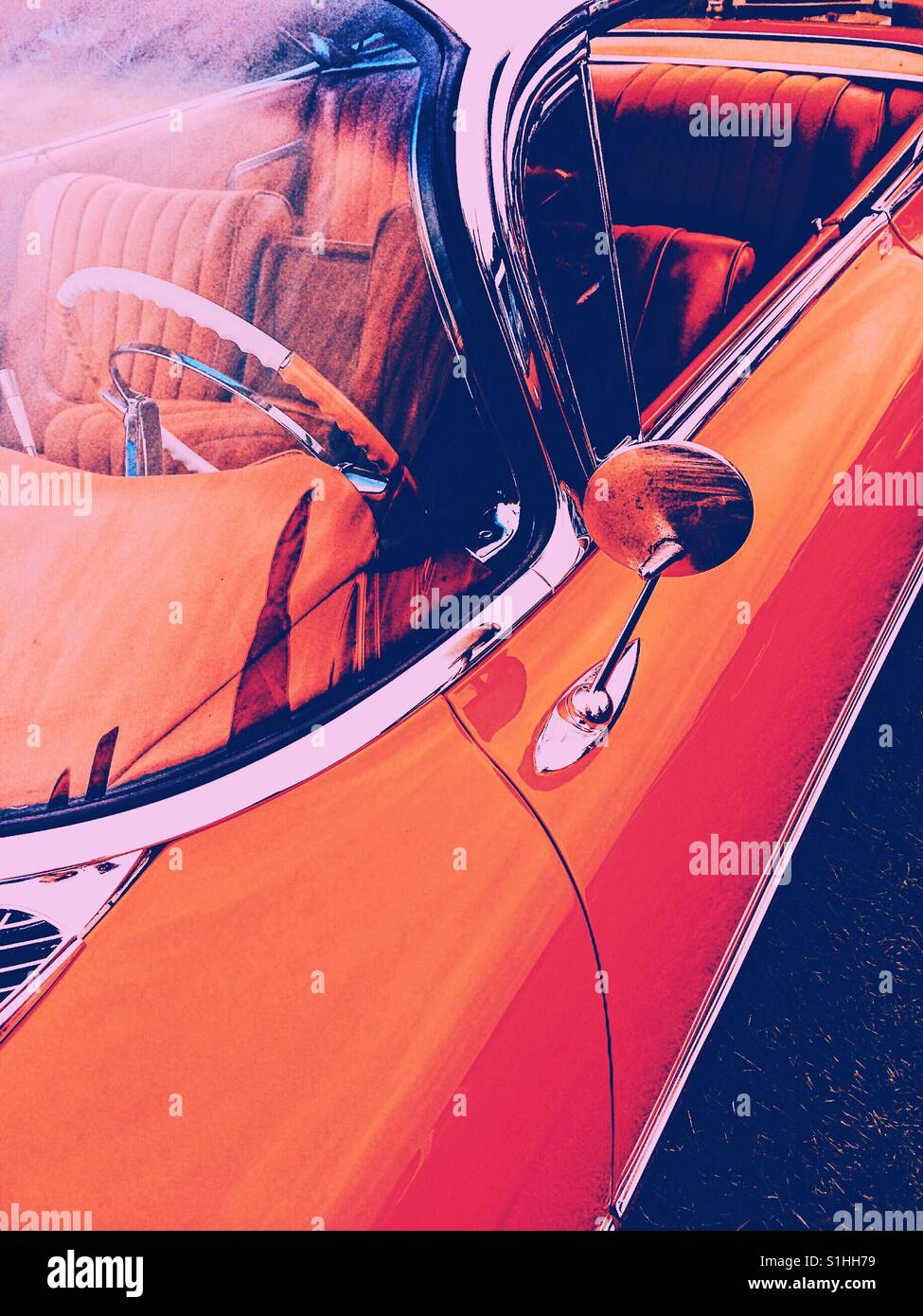 American classic car Stock Photo - Alamy